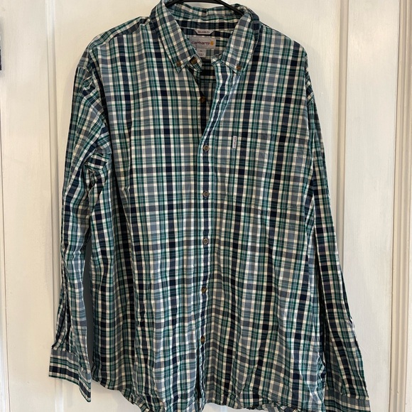 Carhartt Relaxed Fit Long Sleeve Collared Shirt - Picture 2 of 4